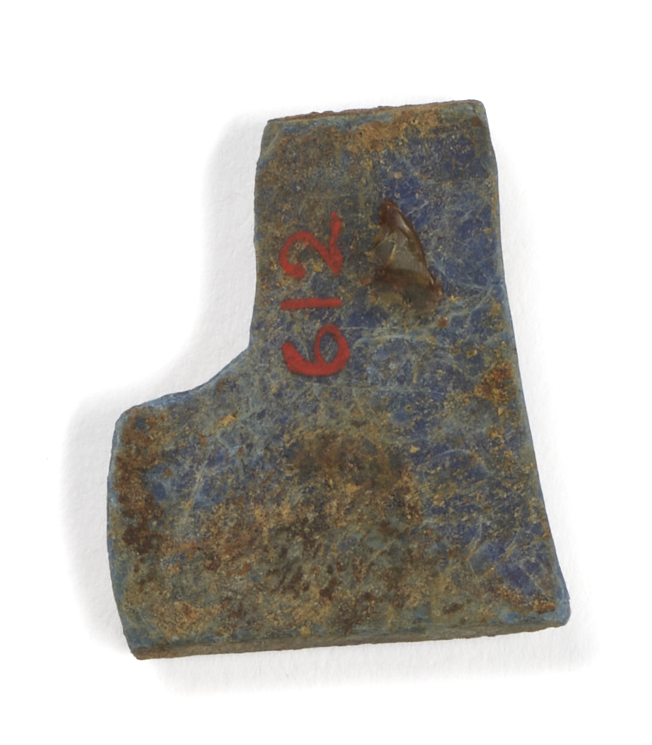 Image for Fragment with Red Inlay on Blue